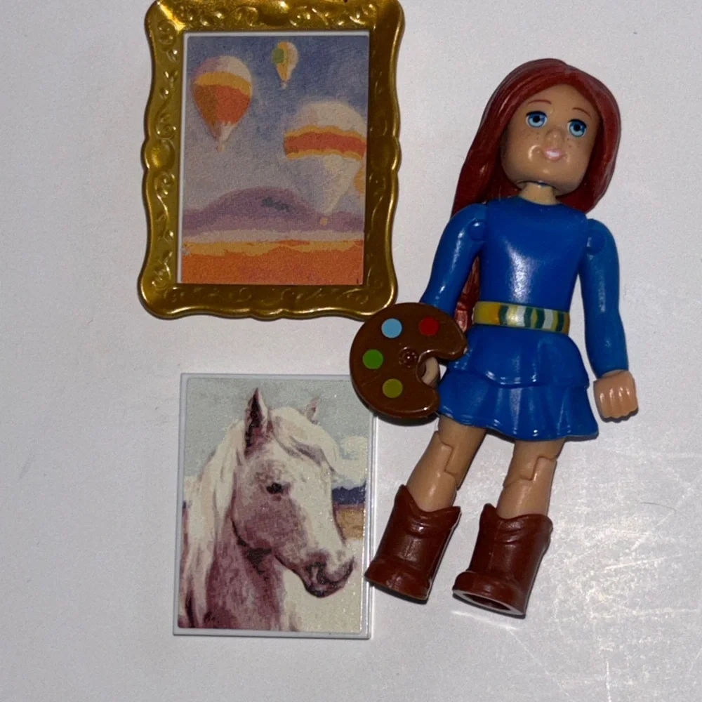 AMERICAN GIRL MEGA BLOKS SAIGE'S ART STUDIO Arts Painting Figure Paintings